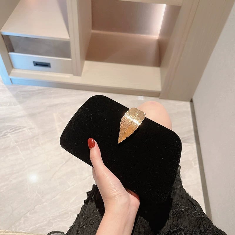 Ženska večernja clutch torbica — horizontalan kvadratnog oblika, PU materijal, PU podstava, zaključavanje kopčom, stil Cross-border Trend