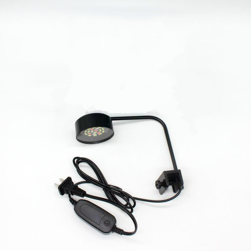 LED klips svjetlo za akvarij, USB napajanje, svjetlo za vodene biljke, 8W, 170 g, podesiva jačina svjetla