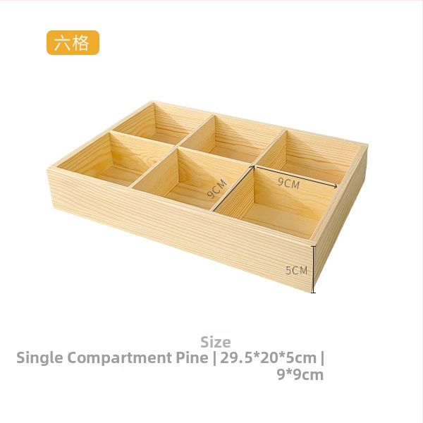 Drevená skladacia skrinka s viacerými mriežkami a štvorcovými priehradkami, na stolné použitie, kapacita 18 l, prispôsobiteľná, montáž do auta