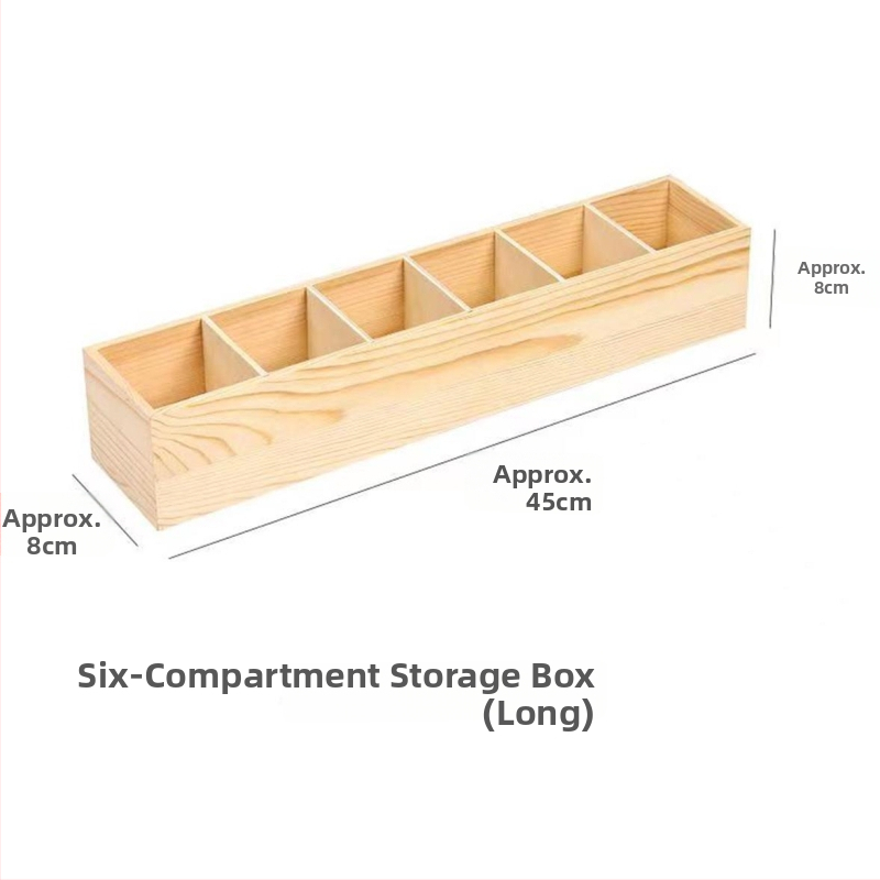 Drevená skladacia skrinka s viacerými mriežkami a štvorcovými priehradkami, na stolné použitie, kapacita 18 l, prispôsobiteľná, montáž do auta