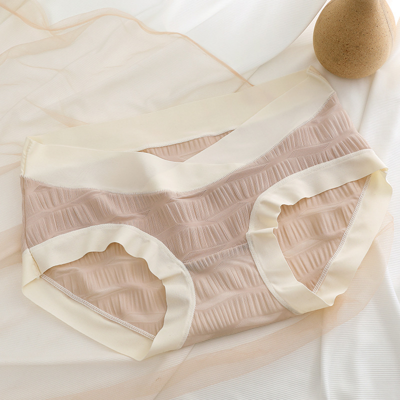 Kismama alsónemű – Ice Silk anyag, középmagas derekú, gyorsan száradó, antibakteriális, 100% selyem bélés