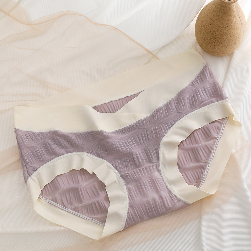 Kismama alsónemű – Ice Silk anyag, középmagas derekú, gyorsan száradó, antibakteriális, 100% selyem bélés