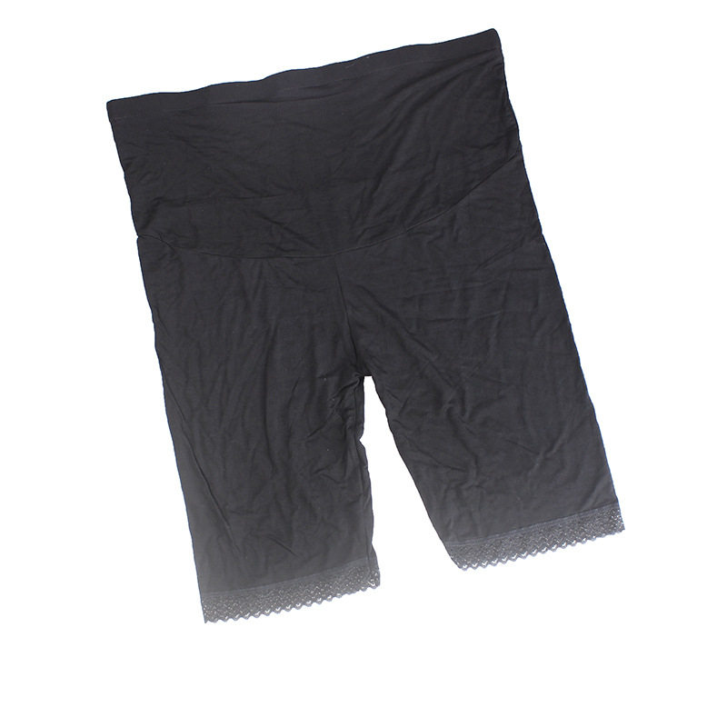 Kismama crop nadrág pocak-támasztással, vékony nyár, modal-pamut keverék, szoros szabás