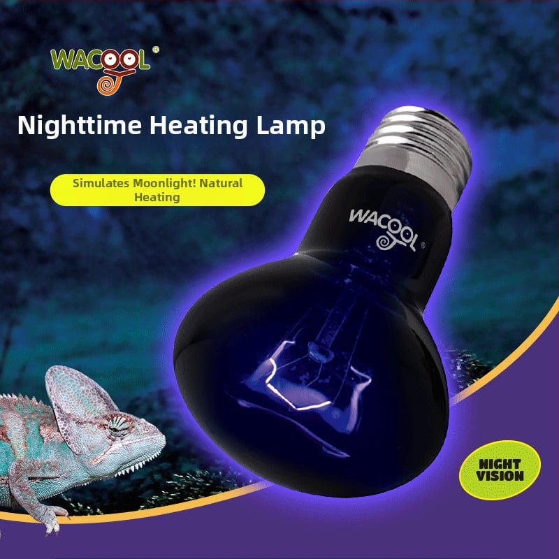 Wacool Play Cool noćna grijaća lampa za reptile — staklo + grijačka žica, 35/50/75/100W, 0,16 kg