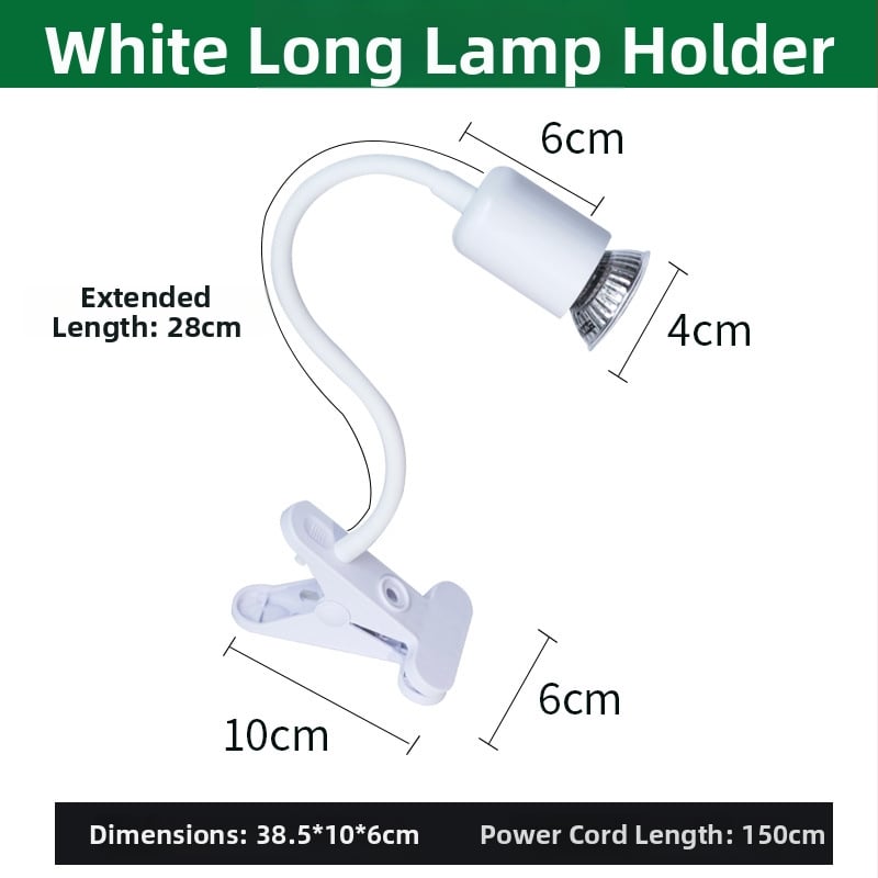 3-v-1 UVB lampa pre korytnačky a plazy v teráriu – ABS materiál, 25W, vykurovanie a sterilizácia, svorková lampa