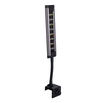 LED klip svjetlo za akvarij, tijelo od aluminijske legure, 15W, spektar punog spektra