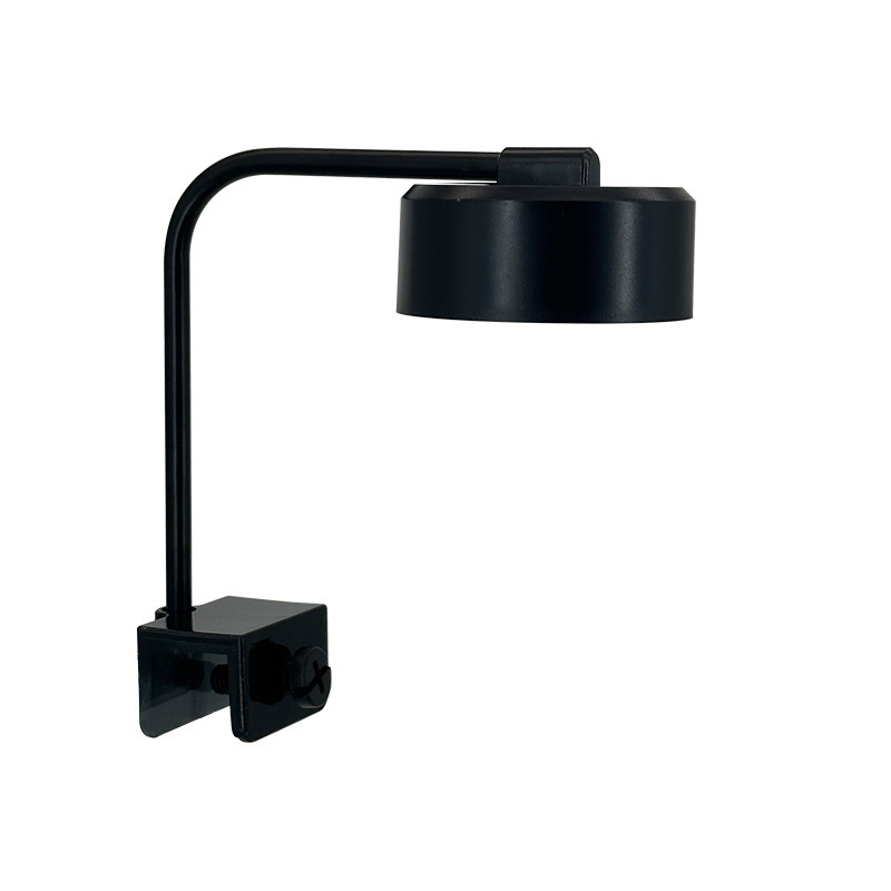 LED USB klips lampica za akvarij — stolna upotreba, ABS + metalni zavoj, 8W LED rasvjeta