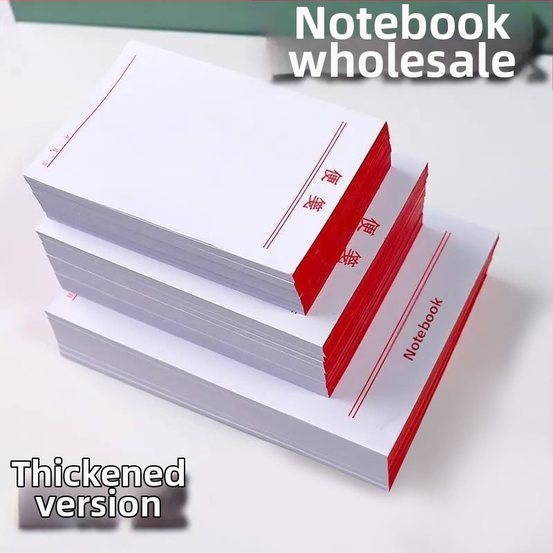 Think about it Bloc de notițe din hârtie – foi goale, schițe rupte, ambalaj de bază