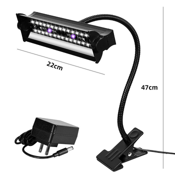 Starfire Lighting UVB/UVA LED lámpa hüllőkhöz, hosszú cső, teljes spektrum, kalcium-kiegészítő