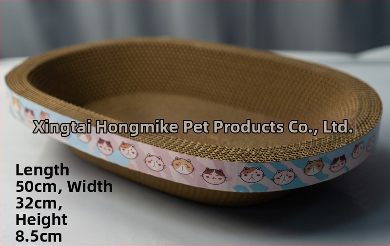 Kör alakú macska karmoló tábla beépített karmoló tálcával, kopásálló hullámtartó kartonból, 20 darabos csomag, Sheng Lun Pet