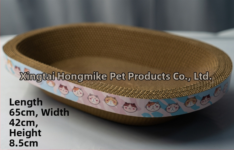 Kör alakú macska karmoló tábla beépített karmoló tálcával, kopásálló hullámtartó kartonból, 20 darabos csomag, Sheng Lun Pet