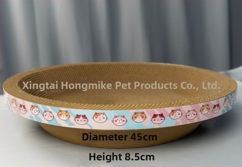 Kör alakú macska karmoló tábla beépített karmoló tálcával, kopásálló hullámtartó kartonból, 20 darabos csomag, Sheng Lun Pet