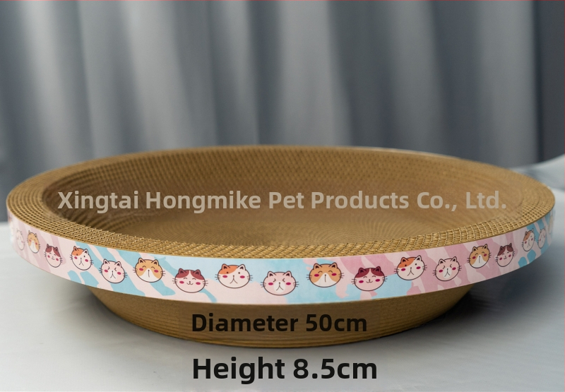 Kör alakú macska karmoló tábla beépített karmoló tálcával, kopásálló hullámtartó kartonból, 20 darabos csomag, Sheng Lun Pet