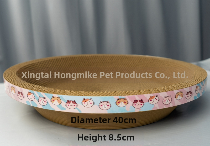 Kör alakú macska karmoló tábla beépített karmoló tálcával, kopásálló hullámtartó kartonból, 20 darabos csomag, Sheng Lun Pet