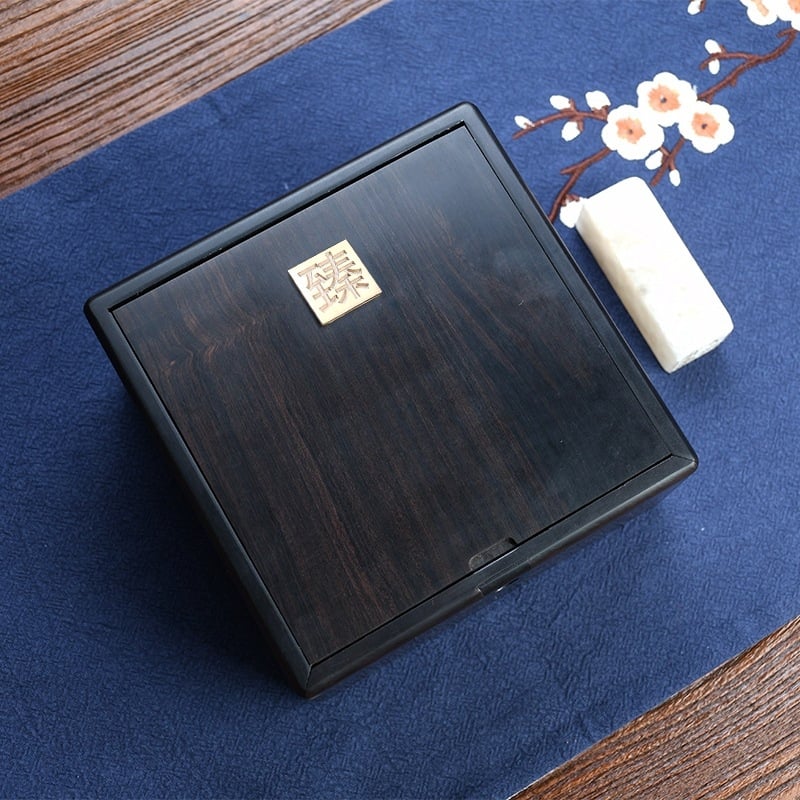 Cutie pentru bijuterii cu mecanism, construcție mortise-and-tenon, lemn natural, depozitare bijuterii