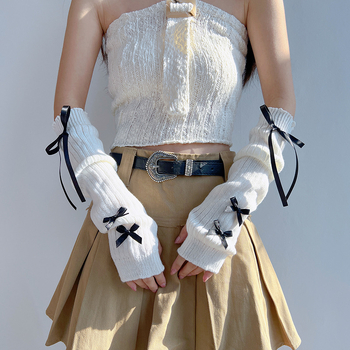 Kötött karmelegítő nőknek – meleg – japán és koreai stílus – 2024 tél