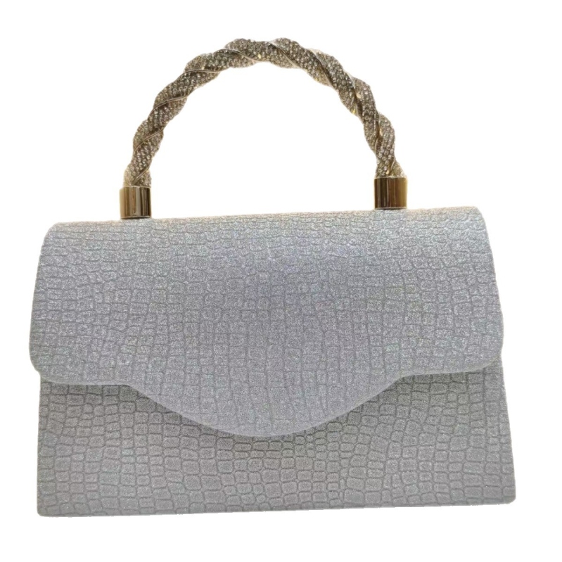 Este táska fedéllel, poliészter test és bélés, vízszintes négyszögletes forma, mágneses zárás, belső telefonzseb, kisméretű négyszögletes stílus, Tavasz 2025