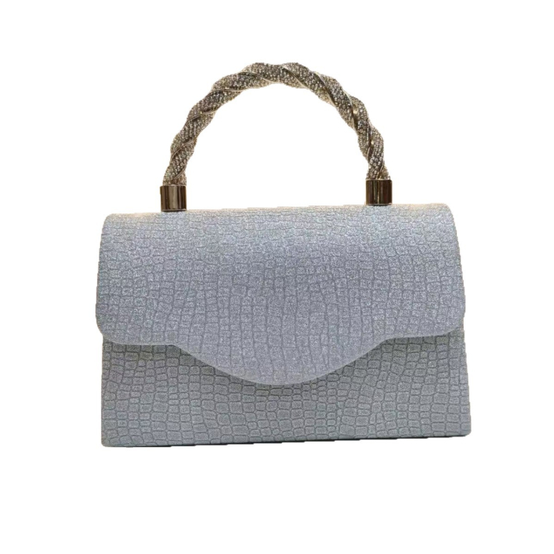 Este táska fedéllel, poliészter test és bélés, vízszintes négyszögletes forma, mágneses zárás, belső telefonzseb, kisméretű négyszögletes stílus, Tavasz 2025