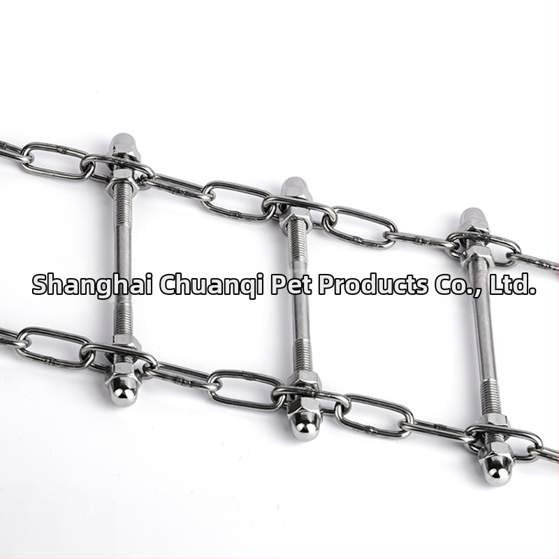 Jucărie de antrenament pentru papagal, din oțel inoxidabil 304 – plasă de cățărare pentru mestecare și pandantiv de expoziție