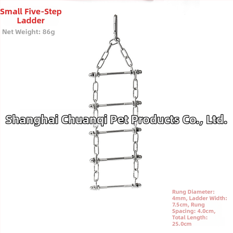 Jucărie de antrenament pentru papagal, din oțel inoxidabil 304 – plasă de cățărare pentru mestecare și pandantiv de expoziție