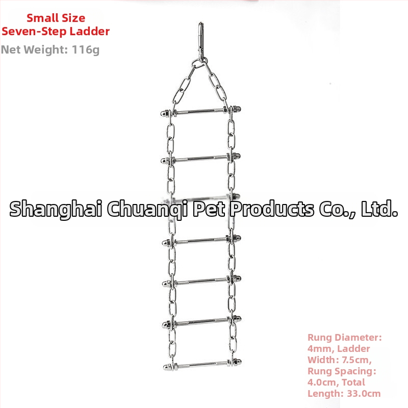 Jucărie de antrenament pentru papagal, din oțel inoxidabil 304 – plasă de cățărare pentru mestecare și pandantiv de expoziție
