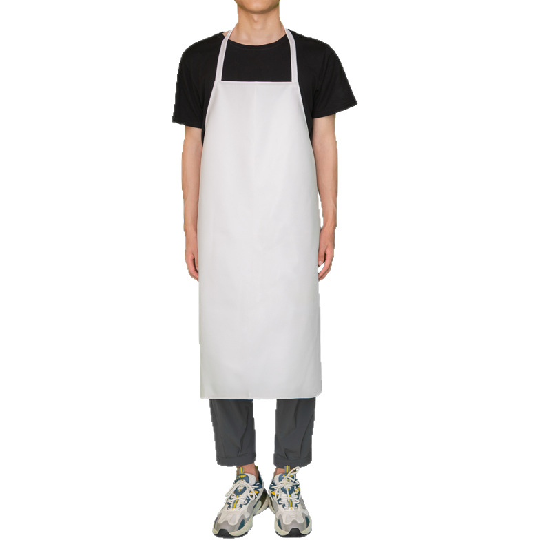 PU bőr kötény – vízálló, olajálló, ujjatlan, vendéglátóipari konyhai használatra