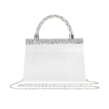 PU gyémánt táska, hónalj-stílus, vízszintes négyzetes forma, flap zárás, estélyi táska