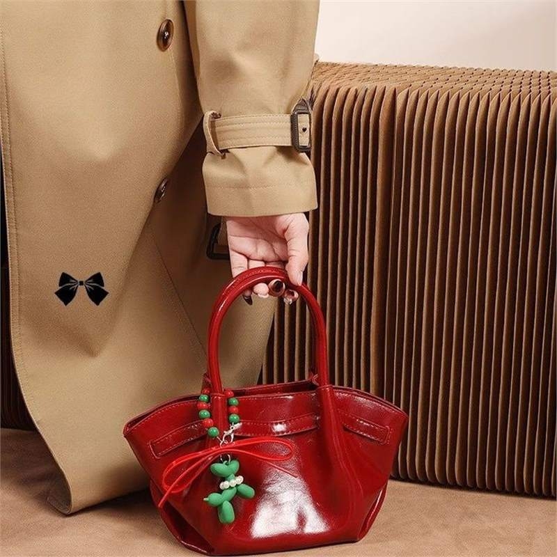 Torba PU Bucket Bag, Mala veličina, Unisex stil, Proljeće 2025, Svakodnevna upotreba