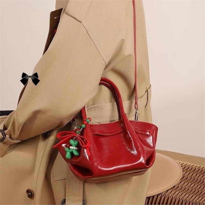 Torba PU Bucket Bag, Mala veličina, Unisex stil, Proljeće 2025, Svakodnevna upotreba
