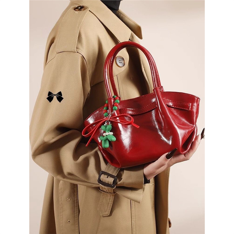 Torba PU Bucket Bag, Mala veličina, Unisex stil, Proljeće 2025, Svakodnevna upotreba