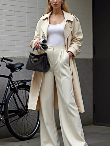 Ženska torbica s katancem Lock — Kelly stil, ramena i crossbody, PU materijal, poliester podstava, unutarnja džep za dokumente
