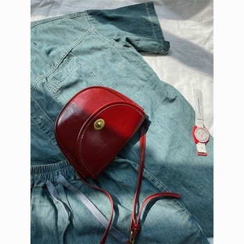 Torba preko ramena u stilu sedla, unisex stil, PU materijal, proljeće 2024, svakodnevna uporaba