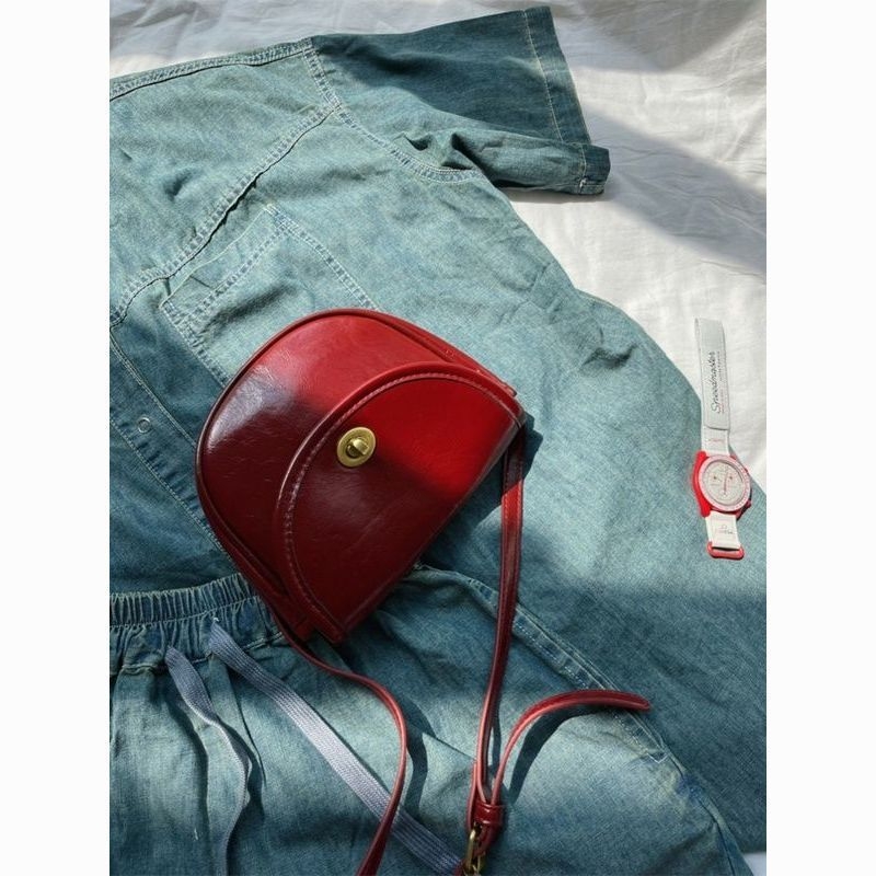 Torba preko ramena u stilu sedla, unisex stil, PU materijal, proljeće 2024, svakodnevna uporaba