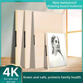 Fából készült rajztábla és molbert, hordozható, keményfa rajztábla művészeti hallgatók számára