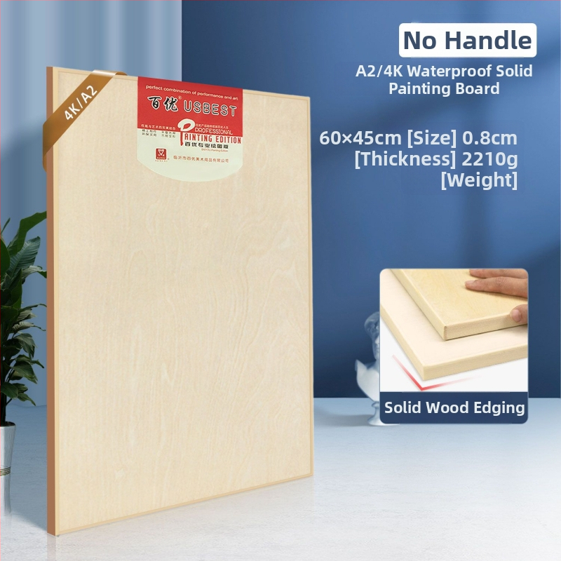 Fából készült rajztábla és molbert, hordozható, keményfa rajztábla művészeti hallgatók számára