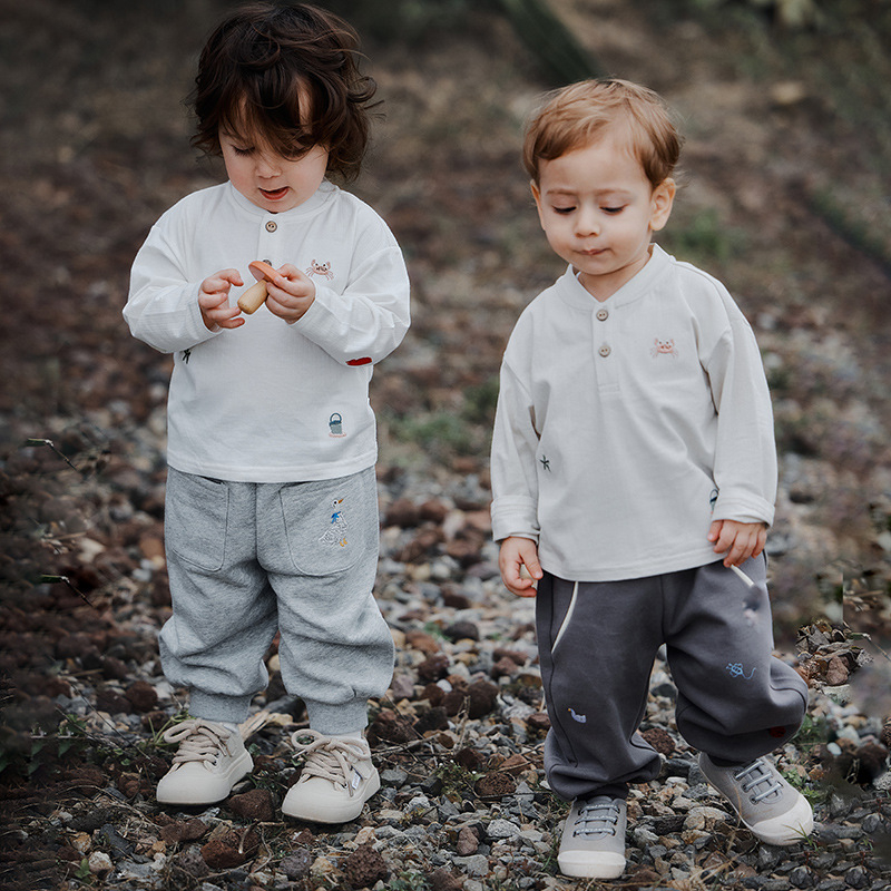 Dječja majica s dugim rukavima, casual stil, za uzrast 1–3 godine (80–100 cm), proljeće i jesen