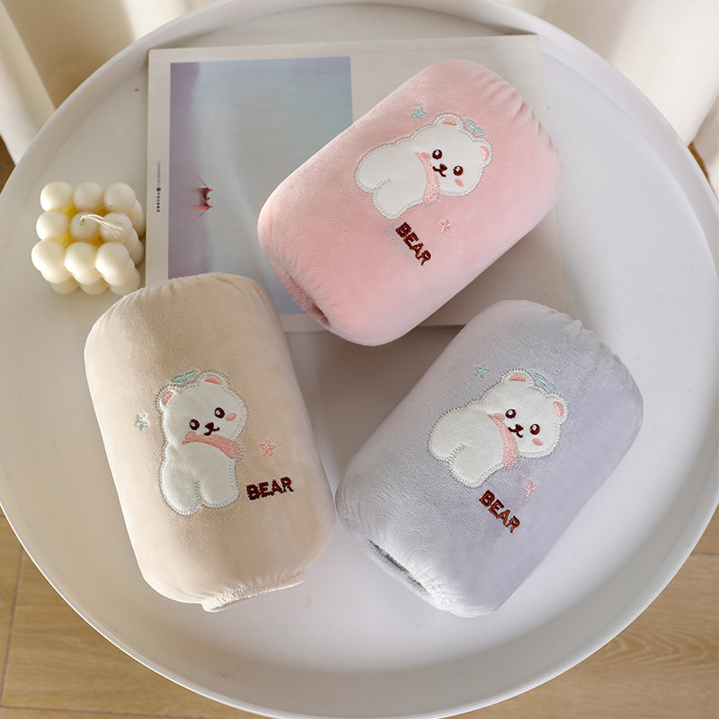 Navlaka za rukave za odrasle žene, anti-prljanje, kristalni velur, vez, zima–jesen