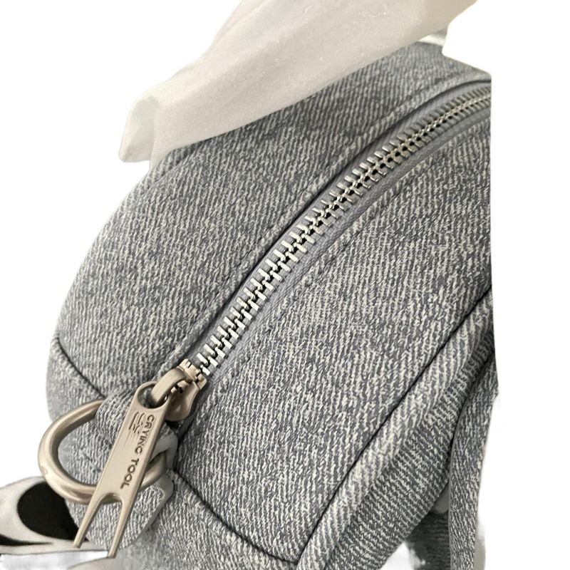 Unisex PU denim inspirirana crossbody torba Boston stil, unutarnja džep s laminiranim zatvaračem, ljeto 2024 izdanje.