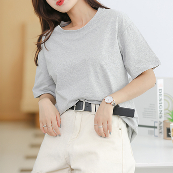 Pidžama s jastučićem za prsa, 95% pamuk, okrugli izrez, kratki rukav, slobodan kroj