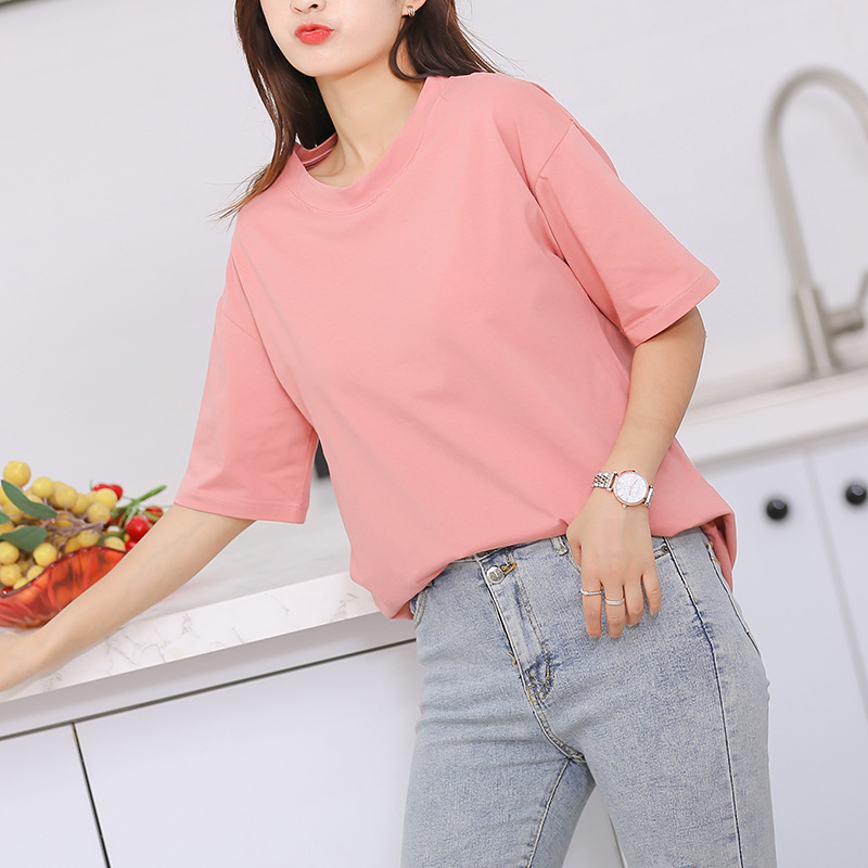 Pidžama s jastučićem za prsa, 95% pamuk, okrugli izrez, kratki rukav, slobodan kroj