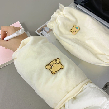 Navlake za rukave - Slatka pliš Butter Bear, za sve sezone, protiv prljavštine, pamuk, unisex za odrasle