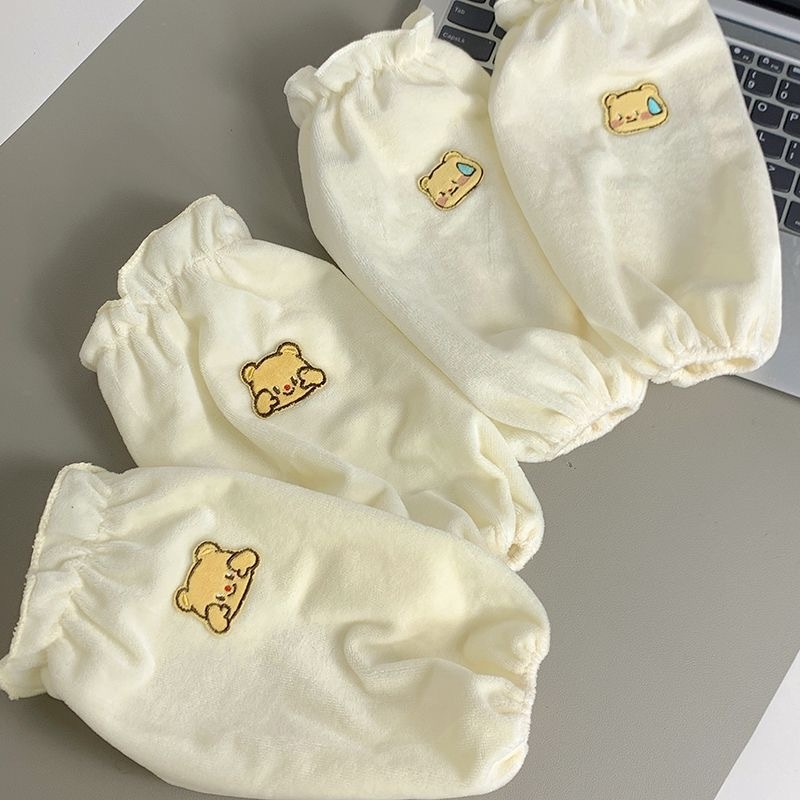 Navlake za rukave - Slatka pliš Butter Bear, za sve sezone, protiv prljavštine, pamuk, unisex za odrasle