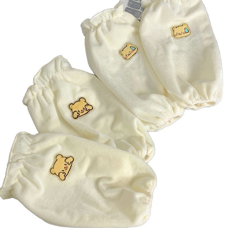 Navlake za rukave - Slatka pliš Butter Bear, za sve sezone, protiv prljavštine, pamuk, unisex za odrasle