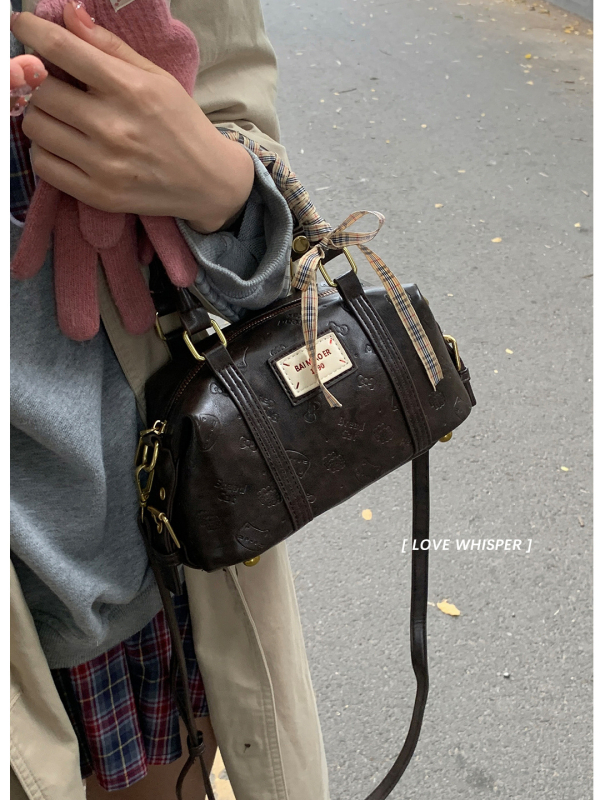 PU torba s oblikom jastuka, crossbody, gradski stil jednostavnosti, zatvaranje zipom