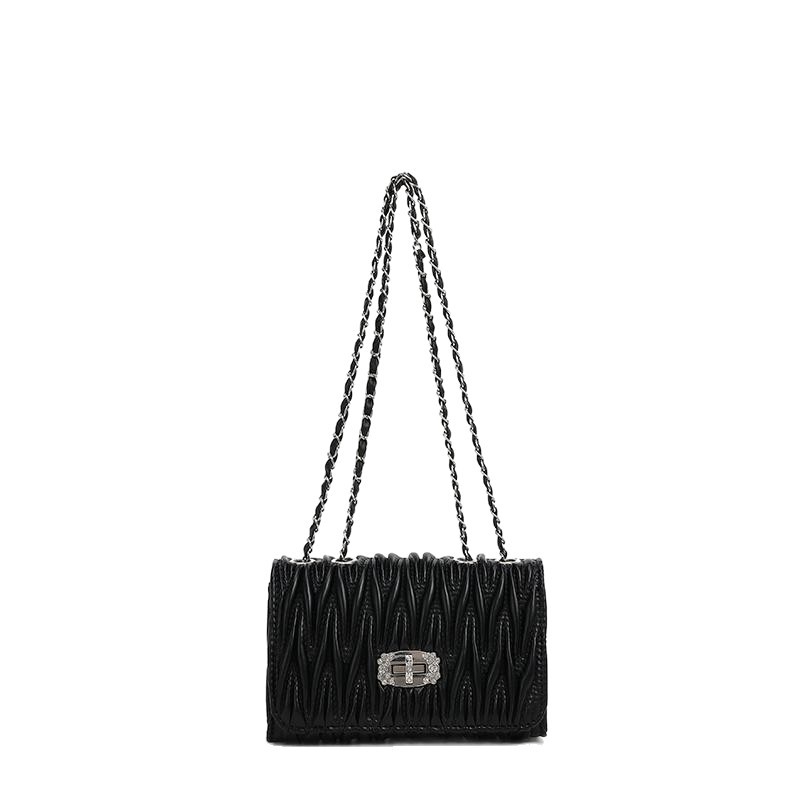 Ženska PU crossbody torba, horizontalni kvadratni oblik, zatvaranje na zip, poliester podstava, unutarnji džepovi (zip džep, džep za telefon, džep za dokumente)