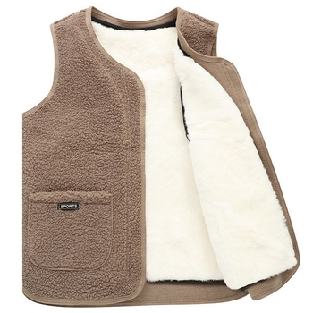 Ανδρικό λινό γιλέκο σε άνετη γραμμή, παχιά υφή για χαλάρωση (Άνοιξη 2025)