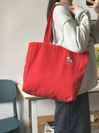 Vászon tote táska, utcai stílus, vízszintes négyszög alakú, mágneszár, belső cipzáras zseb