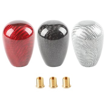 Szénszálas váltófej, ovális kialakítás, JDM márka, testreszabott feldolgozás, általános kompatibilitás