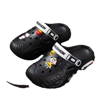 Мъжки EVA перфорирани сандали без закопчаване – инжекционно формована подметка, EVA горна част, серия Pirates of Caribbean, лято 2024