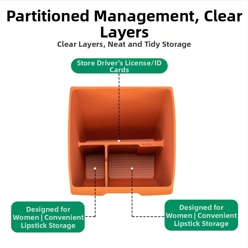 Silikónová úložná schránka pre Ideal L7/L8/L9, dvere auta, prispôsobiteľná